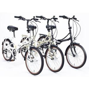 マイパラス 折畳 自転車 20インチ 6段変速 オートライト