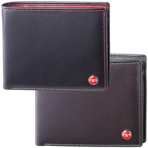 財布 メンズ 送料無料 テクノス スムース 長財布 TLWSM 牛革 長札