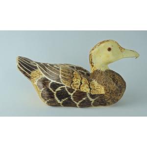 竹皮製 かも 大 国産 日本製 置物 職人手作り...の商品画像