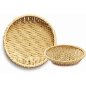 受注生産 別府竹細工 二本寄 亀甲(亀甲編み)盛皿 304mm×304mm×高さ20mm