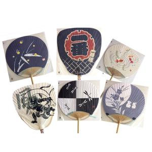 竹製 透明水うちわ 長形 金魚 とんぼ 夏の必需品 祭 客間 来客用 和風