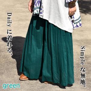 ワイドパンツ 綿100 綿パンツ 春 夏 秋 ...の詳細画像3