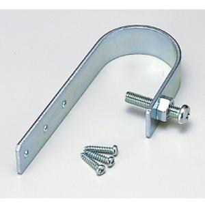 357-55 U字型取付金具(パネル・掲示板用) 鉄(ユニクロメッキ仕上げ) 内径55.5mm×高さ...