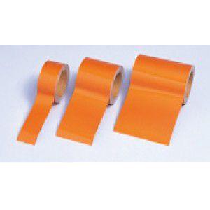 374-80 高輝度反射テープ 無地オレンジ 45mm幅×10ｍ巻 (0.22mm厚) ユニット U...