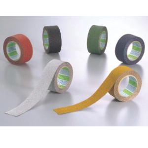 864-01 すべり止めテープ (白・黄・茶・黒・緑・青) 50mm幅×5ｍ巻