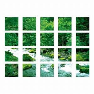 917-12A マルチシート 仮囲い イメージアップ用品 渓流の涼やかさ ユニット UNIT