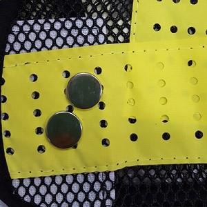 安全ベスト メッシュ 反射ベスト ショート 黒...の詳細画像2