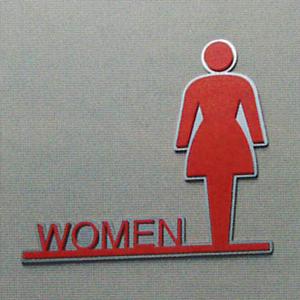 トイレ サイン 男性 女性 平付型 ドアプレート 研創 PIX01C PIX02C