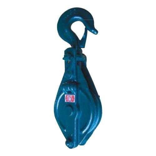 スナッチ フック KO-SH1301 アルプス スナッチ滑車 バネ金具付 フック型1車 130×1