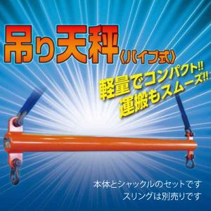 吊り天秤 3t 大洋製器工業 シャックル セット 3t × 1400mm TA1012529 TAIYO｜y-tomoemon