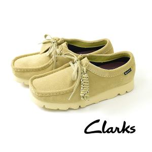 Clarks クラークス Wallabee GTX ワラビー ゴアテックス レディース 26169025 メイプルスエード｜y-trois