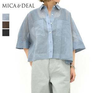 【セール/40%OFF】MICA&DEAL マイカアンドディール カラードテントシャツ 0126201141 レディース【SALE】【返品・交換不可】