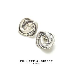 【Philippe Audibert】DENISE シェル風 シルバー イヤリング ♪ Philippe Audibert フィリップオーディベール DENISE