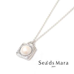 Sea'ds mara シーズマーラ スクエアパール ネックレス Square pearl necklace 23A2-23｜y-trois
