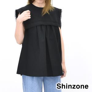 THE SHINZONE シンゾーン ボックスカラーブラウス BOX COLLAR BLOUSE 24MMSBL14｜y-trois