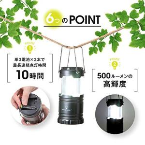 back to basic コンパクトLEDランタン電池式2個セット フック付 キャンプ/災害非常灯