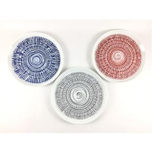 有田焼 田清窯 花結び銘々皿 赤線 太白赤線梅むすび銘々皿 皿 中皿