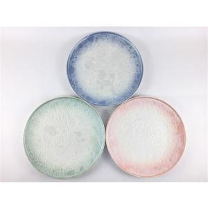 天気雨 *ガラスプレート 12cm オレンジ*食器お皿キッチン【陶器】(wa23