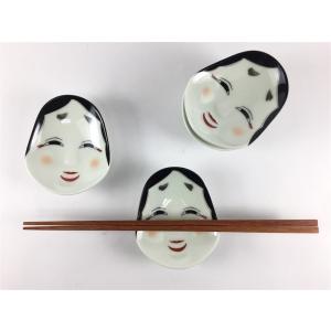 有田焼 幸楽窯 銘々皿（おふくさん / 泣いた赤鬼）【皿 10cm 食器 節分