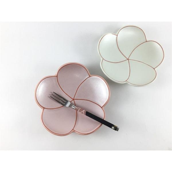 有田焼 幸楽窯 捻り梅形 小銘々皿 (錦曙釉銀彩 / 錦銀彩)【小皿 12cm 皿 小皿 銘々皿 花...