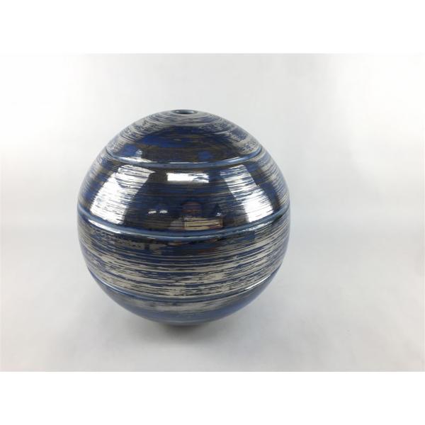 有田焼 李荘窯 玉重 藍銀刷毛【化粧箱入り】【呉須銀彩/珠型三段重 銀色 お重 重箱 3段重 1人用...