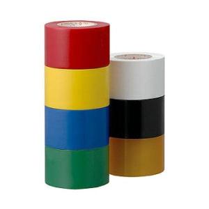 【公式】ビニールテープ ヤマト 38mm幅 長さ10m カラー 全7色 1巻から購入可 工作 色分け 絶縁 小学生 日本製 白 黒 赤 青 緑 透明