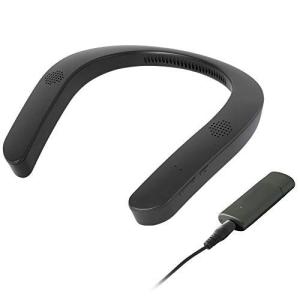 LITHON ライソン Audinsound ウェアラブルスピーカー SP-09 KABS-009B Bluetooth USB充電 場所を選ばずどこ