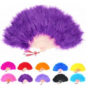 180度展開 大きい バブリー ジュリアナ 扇子 ファー