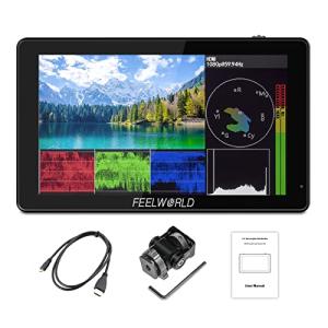LUT5 FEELWORLD 3000nitタッチスクリーン 5.5インチ超高輝度3000nitタッチスクリーンDSLRカメラフィールドモニター 5.5インチ超高輝度