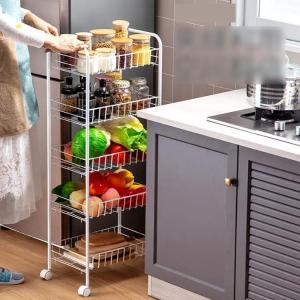 キャスター付き すきま 隙間 コンパクト スリム キッチン隙間収納 キャスター付き すき間収納ワゴン 隙間ラック 収納 収納ワゴン スリ