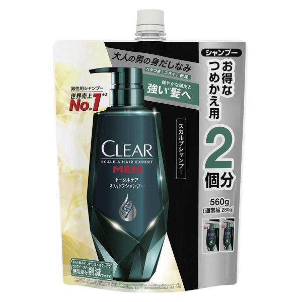 クリアフォーメン シャンプー 詰め替え クリア トータルケア スカルプシャンプー CLEAR 560...