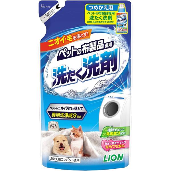 ライオン (LION) ペットの布製品専用 洗たく洗剤 つめかえ用 ペット用 320g ライオン