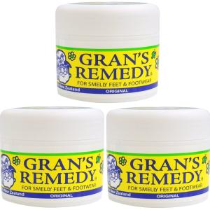 グランズレメディ Gran's Remedy 無香料 レギュラー 50g 3セット 靴 消臭剤 並行輸入品