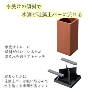 傘立て スリム 珪藻土アンブレラスタンド アン...の詳細画像4