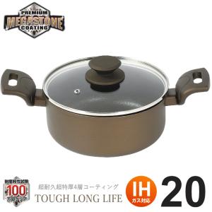 両手鍋 22cm 鍋 ih対応 ガス火 深型 22センチ おすすめ おしゃれ