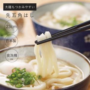 アサヒ興洋 お箸 樹脂箸 食洗機対応 23cm 先十字 ブラック KY-47 ( 5膳