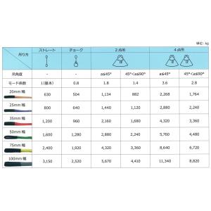 ベルトスリング 長さ3.5m 幅20mm スリ...の詳細画像4