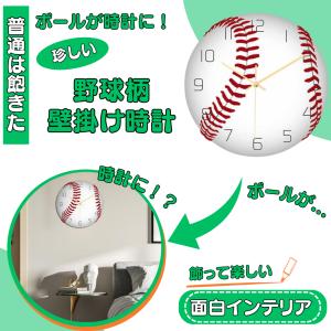 目覚まし時計 ベースボールクロック (サイン用ボール付き) 記念品 贈答