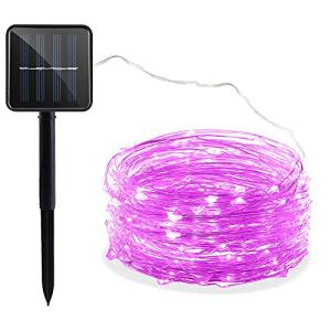 Berocia 銅線ランプ ストリングライト ソーラー led 屋外 200 led 8モード イルミネーションライト太陽充電 IP65防水 クリスマ