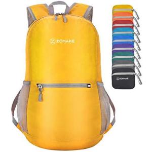 ZOMAKE 超軽量 折りたたみ リュック バックパック コンパクト ハイキングデイパック スモールバックパック 便利 キャンプ アウトドア