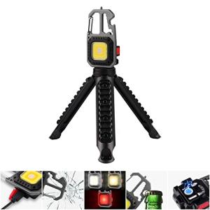 Jiooy led cobライト 充電式 キャンプ ライト usb led投光器 作業灯 ミニライト led usb ライト