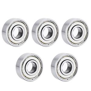 Othmro 深溝玉軸受 8mm内径 22mm外径 7mm厚さ 製品モデル608ZZ 5個入り 炭素鋼 ボールベアリング リールベアリング 軸受け 両