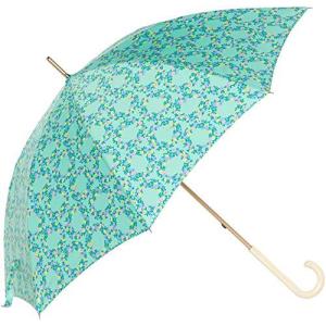 エスタ 長傘 UV リース柄 31-230-20022-00 レディース ミントグリーン 日本 親骨58cm