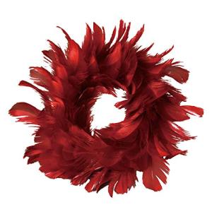 SPICE OF LIFE クリスマス リース エンジェルフェザー ボルドー Lサイズ 22cm 羽根 TLXK3933WR