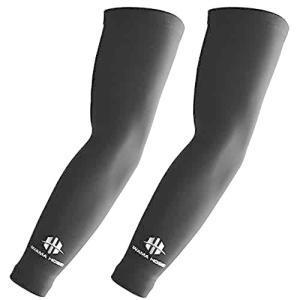 【IWAMA HOSEI】 アームカバー 冷感接触 男性用 メンズ アーム カバー 腕カバー ARM FIT-COLD (L)