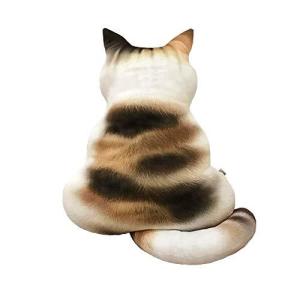 Homehalo 猫抱き枕 柔らかく低反発クッション カバー洗える 添い寝枕 癒される抱き枕 可愛い 気持ちいい抱き枕 ネコぬいぐるみ 動物クッション