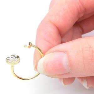 リング 指輪 2個入 フォークリング 4mmカ...の詳細画像5