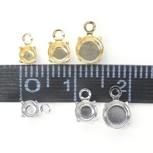 カン付ストーン台座 5個入 3mm カン付 石...の詳細画像3
