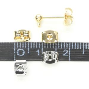 穴ありキャッチ 2ペア ホールキャッチ ピアス...の詳細画像4