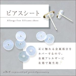 ピアス用シート 2ペア 金属アレルギー対応 シリ...の商品画像